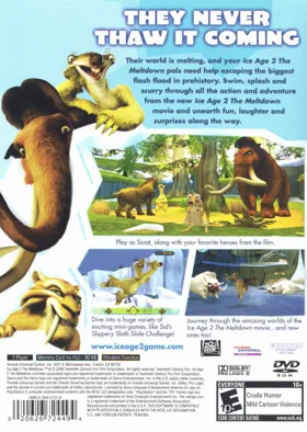 Ice Age 2 - The Meltdown box cover back